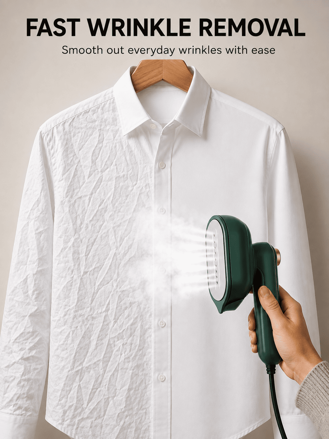 Portable Steam Iron – Fast Wrinkle Removal