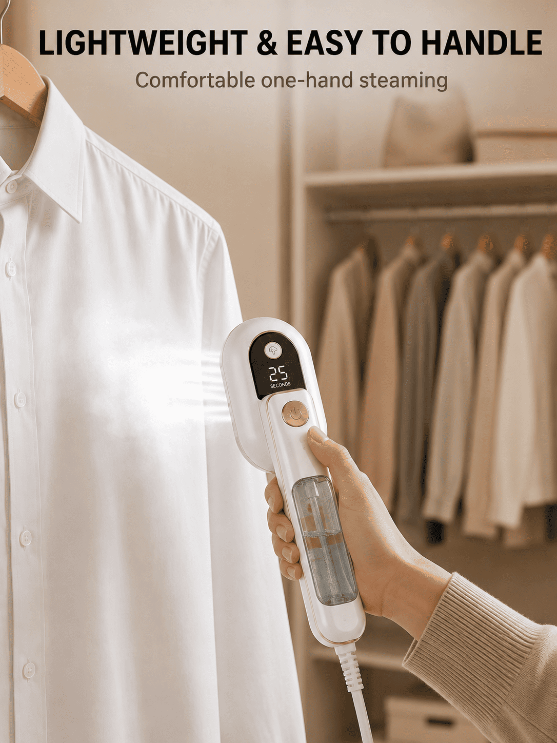 Portable Steam Iron – Fast Wrinkle Removal