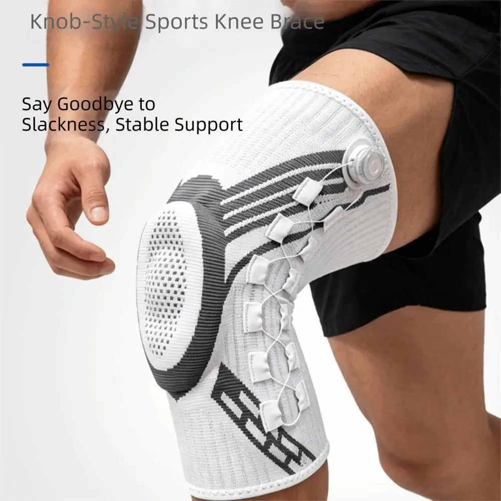 Adjustable Knee Support – Non-Slip Sports Brace with Spring Support